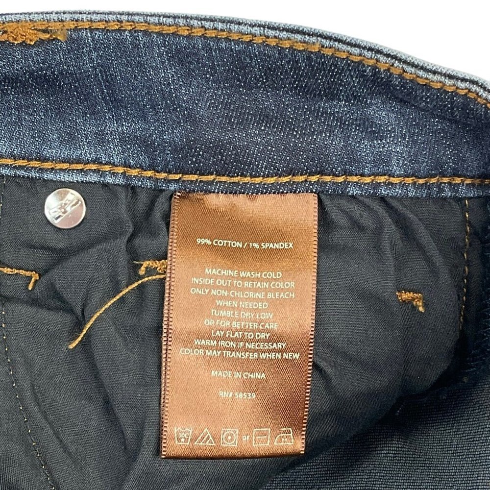 KUT from The Kloth Jeans Women's Size 4 Blue Maggie Skinny Boyfriend Crop Denim - Picture 7 of 11